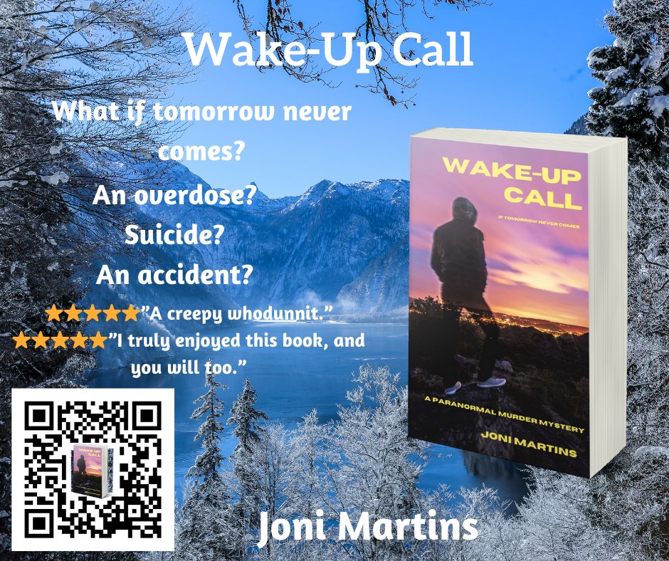 Love and loyalty don’t end at death. But will it be enough to keep his family safe from his murderer? W8ake-Up Call by @JoniMartins3 books2read.com/u/4X0wXe Get it now! #IARTG #paranormal #murdermystery ⭐️⭐️⭐️⭐️⭐️”A creepy whodunnit.”