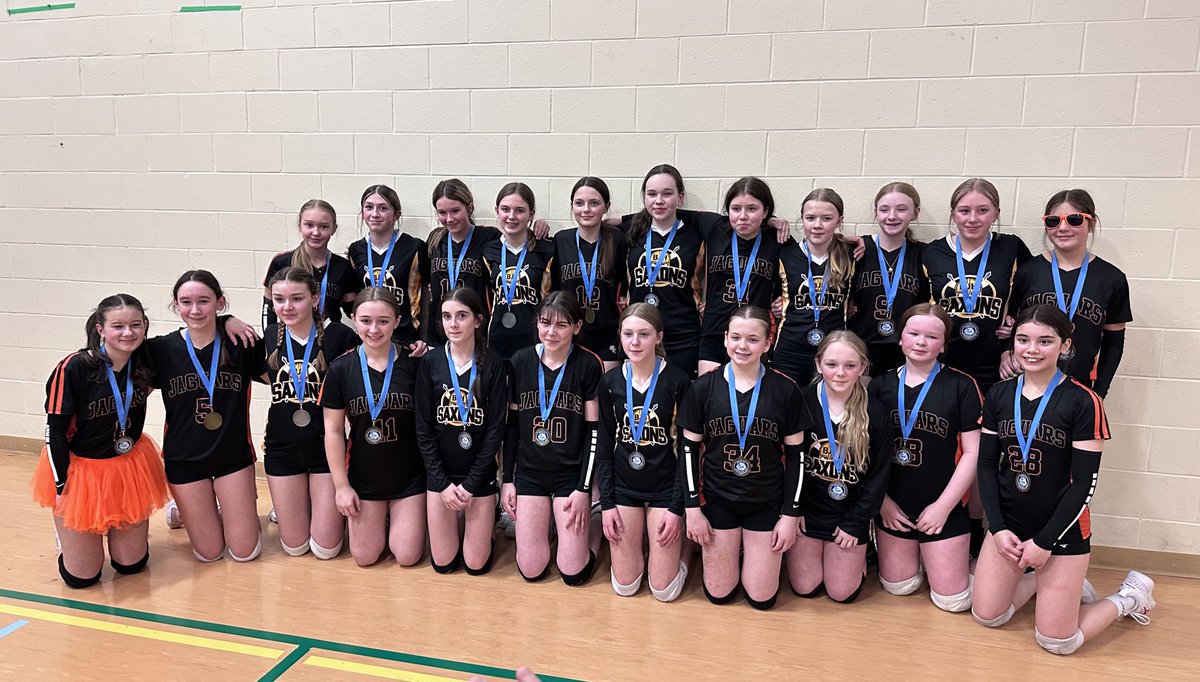 Another great performance by @bjhsaxons grade 7 #volleyballteam We won silver in Tier 1 at the U14 Smash Tournament this weekend! Congrats @JuniperRidgeNL on your win! #proudcoach