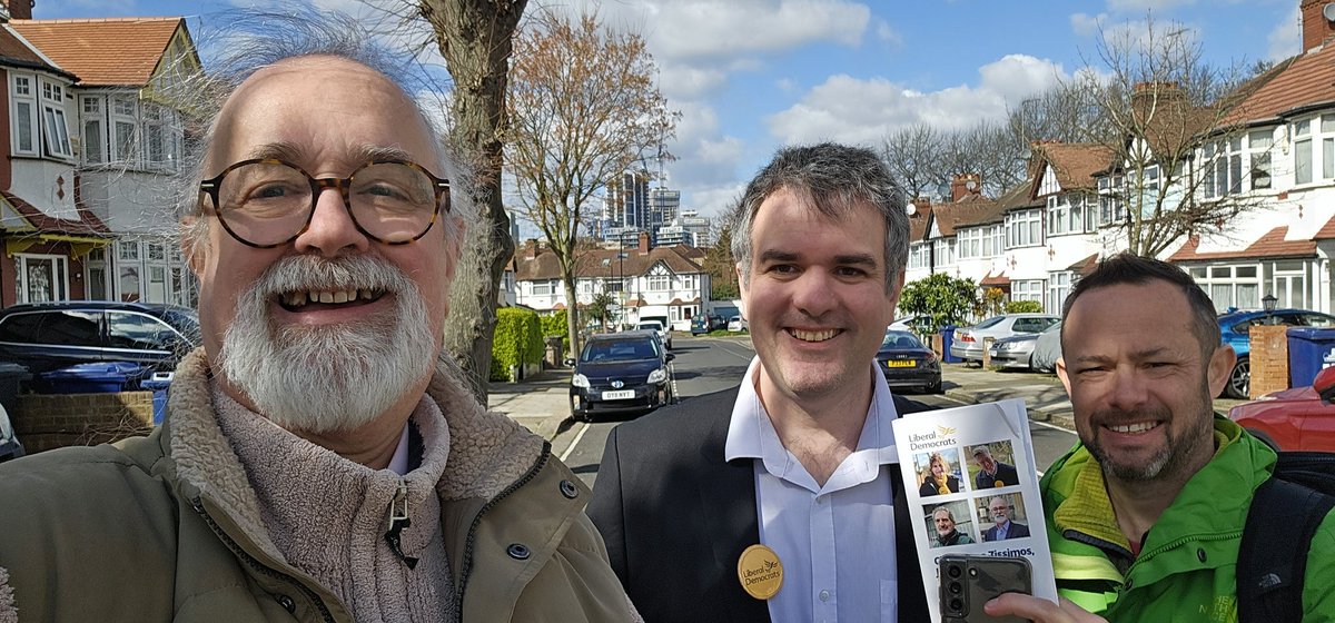 Another day another part of Ealing, north of Hanger Lane this time. Same story as yesterday in Southall. Can't abide the Tories and sick of Labour. Residents are eager for a fresh start.