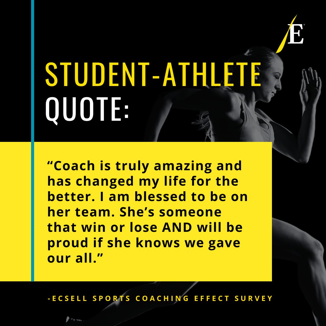 This coach's impact is extraordinary, shaping student-athletes' lives. Her dedication goes beyond victories, fostering an environment where effort is paramount. Win or lose, her pride in players reflects a profound commitment. #CoachingImpact #TeamDedication #EcsellSports 🏆