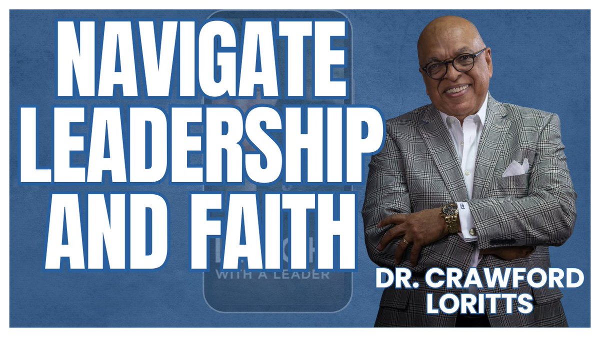 If you're in need of wisdom or encouragement as you try to navigate this leadership journey, this episode with @CrawfordLoritts may be exactly what you need! Watch: youtu.be/-ml6jeypSeY Listen: open.spotify.com/show/0dJfeLbik…