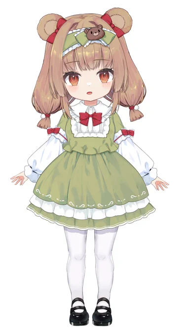 くまっ娘ちゃんミニキャラ差分 