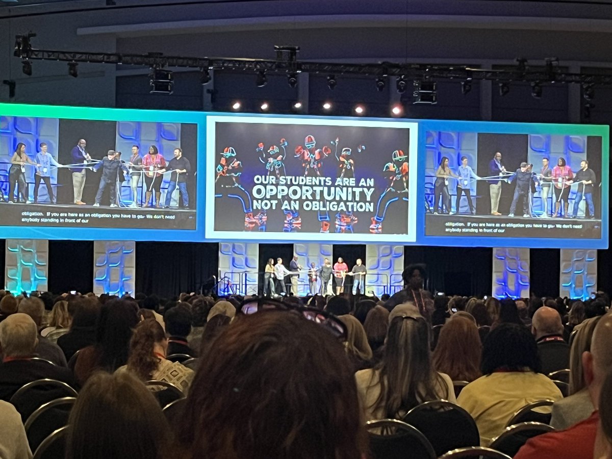 Holy smokes! 🤯🤯🤯 this morning with <a href="/brewerhm/">Hamish Brewer</a>. An amazing speaker with an even more amazing message! <a href="/ascd/">ASCD</a> great choice in keynote!