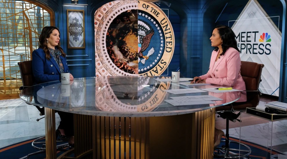 joncoopertweets's tweet image. Raise your hand if you did NOT watch Meet the Insurrectionist … um, I mean Meet the Press … today. ✋