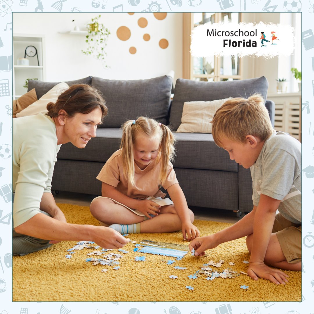 MicroschoolFL's tweet image. Gather your kids for collaborative puzzle-solving! Strengthen teamwork and critical thinking skills crucial for their education.

Share your family&apos;s favorite puzzle or a memorable moment in the comments!

#FamilyFun #PuzzleSolving #Microschool #Microschooling