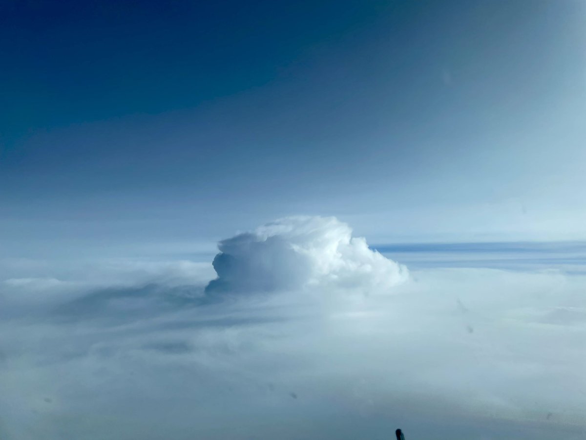 Así nos daba la bienvenida el espacio aéreo “brasileiro” 🇧🇷 a FL400 tocando tierra sobre São Luis. 🇪🇸 MAD-SCL🇨🇱