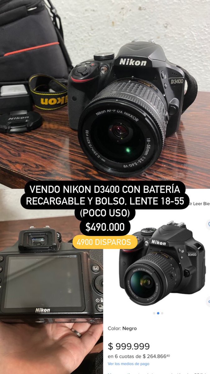 candeeelv's tweet photo. Buenas estoy vendiendo mi cámara agradezco difusión (vendo a la mitad de lo que sale nueva y está impecable) https://t.co/0hqNS1PSAb