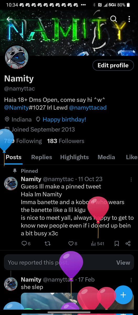 is birthday
very excite