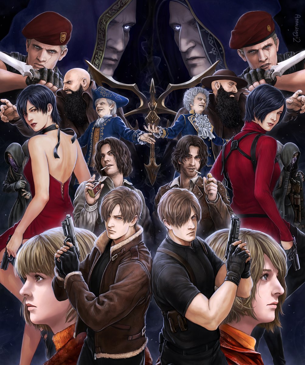 Annausagi2's tweet image. Happy anniversary and stuff! 🎉
#RE4 #バイオハザード #ResidentEvil4Remake #REBHFun #RE4R