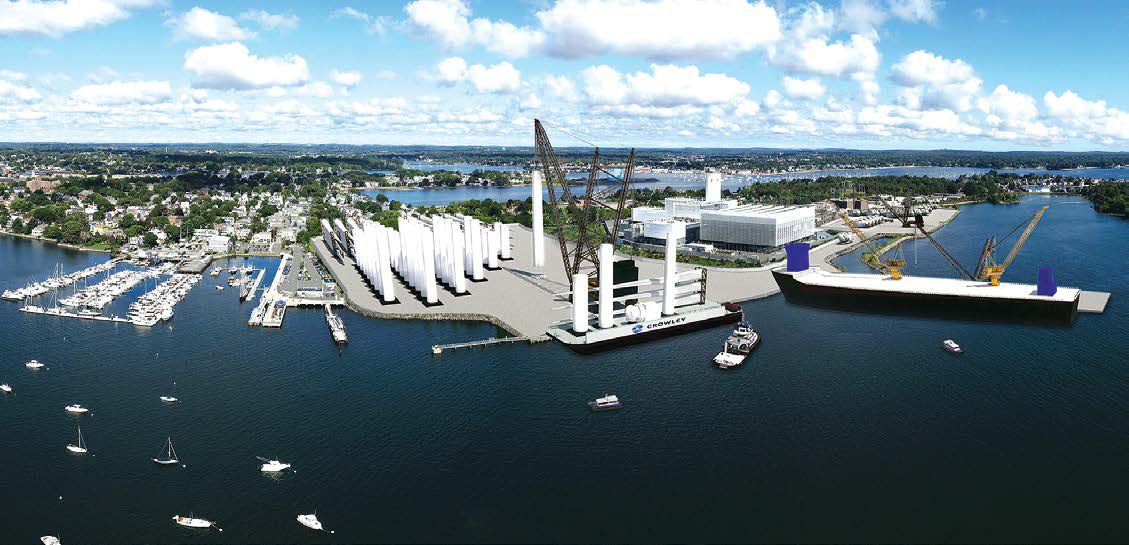 MarineConstNews's tweet photo. Crowley takes a significant step in the development of the Salem Harbor Wind Terminal in Massachusetts with the completion of a land purchase. This brings the U.S. offshore wind industry closer to a dedicated port terminal for turbine assembly &amp; logistics. https://t.co/HvBudVv4LF https://t.co/PwNUAGH7uC