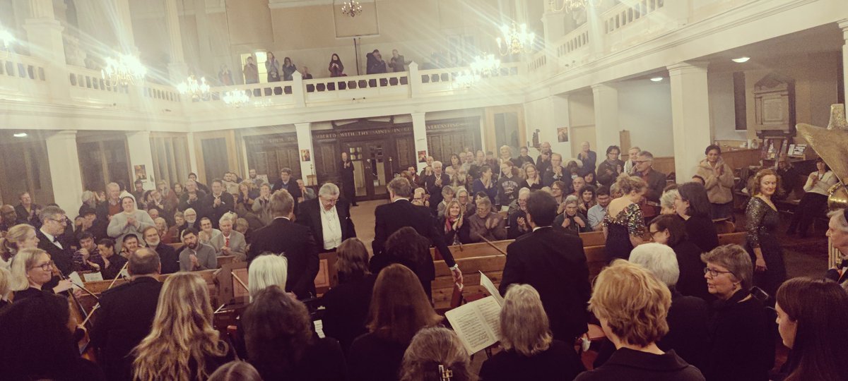 South West London Choral Society (@swlcs) on Twitter photo Well, what an incredible evening that was. A packed venue, scintillating arias from the fab four Emma Brain-Gabbott, <a href="/RuthKiang/">Ruth Kiang</a>, Henry Laird and Robert Rice, and a performance the whole choir can be proud of!
I couldn't resist getting a cheeky shot of the ovation at the end 😁 Well, what an incredible evening that was. A packed venue, scintillating arias from the fab four Emma Brain-Gabbott, <a href="/RuthKiang/">Ruth Kiang</a>, Henry Laird and Robert Rice, and a performance the whole choir can be proud of!
I couldn't resist getting a cheeky shot of the ovation at the end 😁