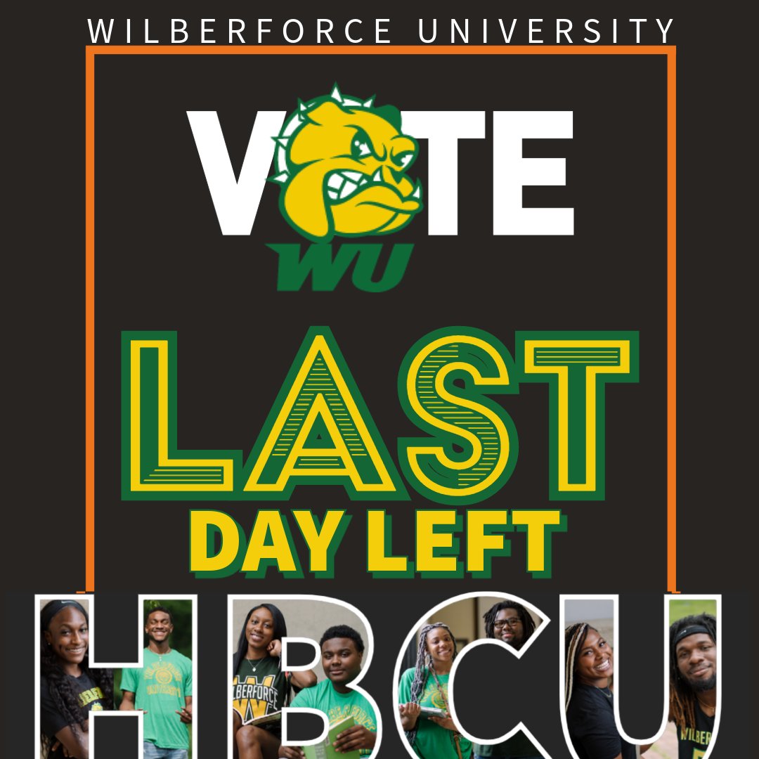 VOTE NOW, WU FAMILY! We have dropped to 11th place keep Voting! There is only one way to vote online at the Retool Your School website: loom.ly/lbiJ9MY and go to Cluster 3. Vote as many times as possible throughout the day until 11:59 pm tonight. #WU1856 #HBCU