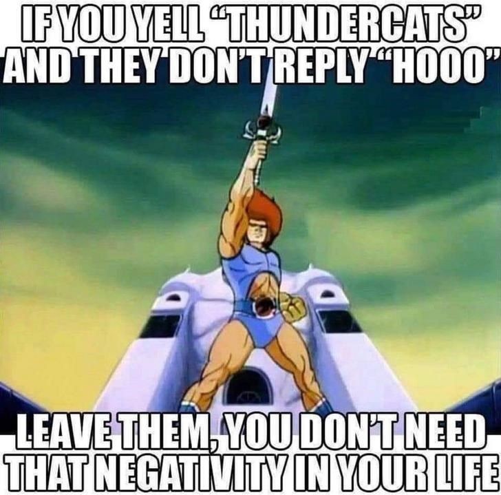 FearOfTheDuck74's tweet image. Too right! I don't need that kinda negativity in my life 🤣🤭🫶🏽🥹❤️👌🏽😹😸
#thundercats #nerdvibes #nerds #nerd #80s #80skids #80scartoons #nostalgia #epiccartoons