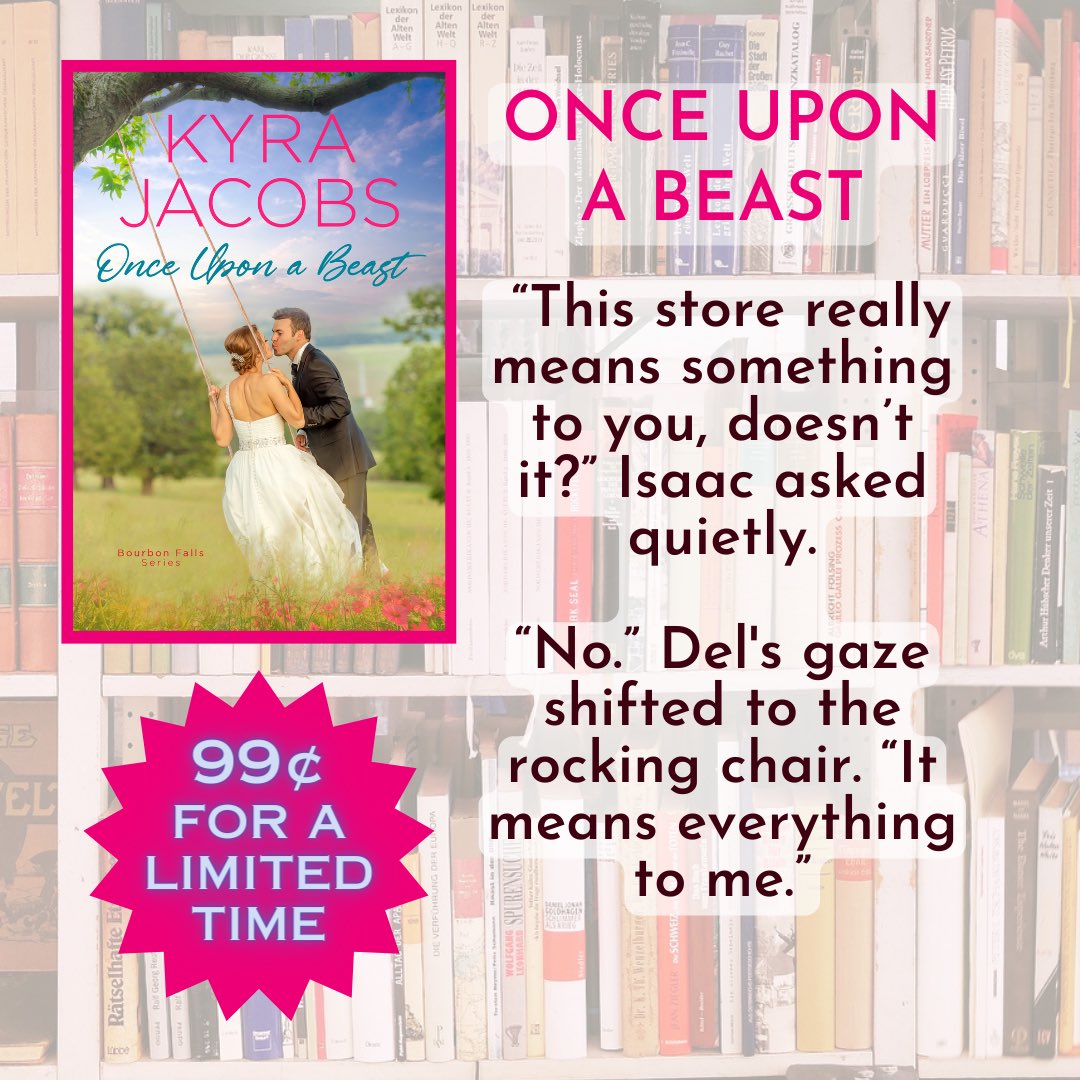 #99cents for a limited time! Like fairy tale retellings? Grab book one in the Bourbon Falls series today. The only real “beast” is Isaac’s adorable deaf bulldog, Louie, who will steal your heart. 🐶📚🩷 tulepublishing.com/books/once-upo…