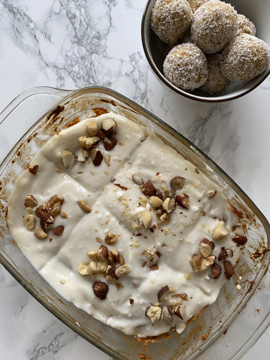 Perfect bakweer 💚🌱

carrotcake en kokos citroenballetjes beide op basis van havermout.
#vegan #bakken