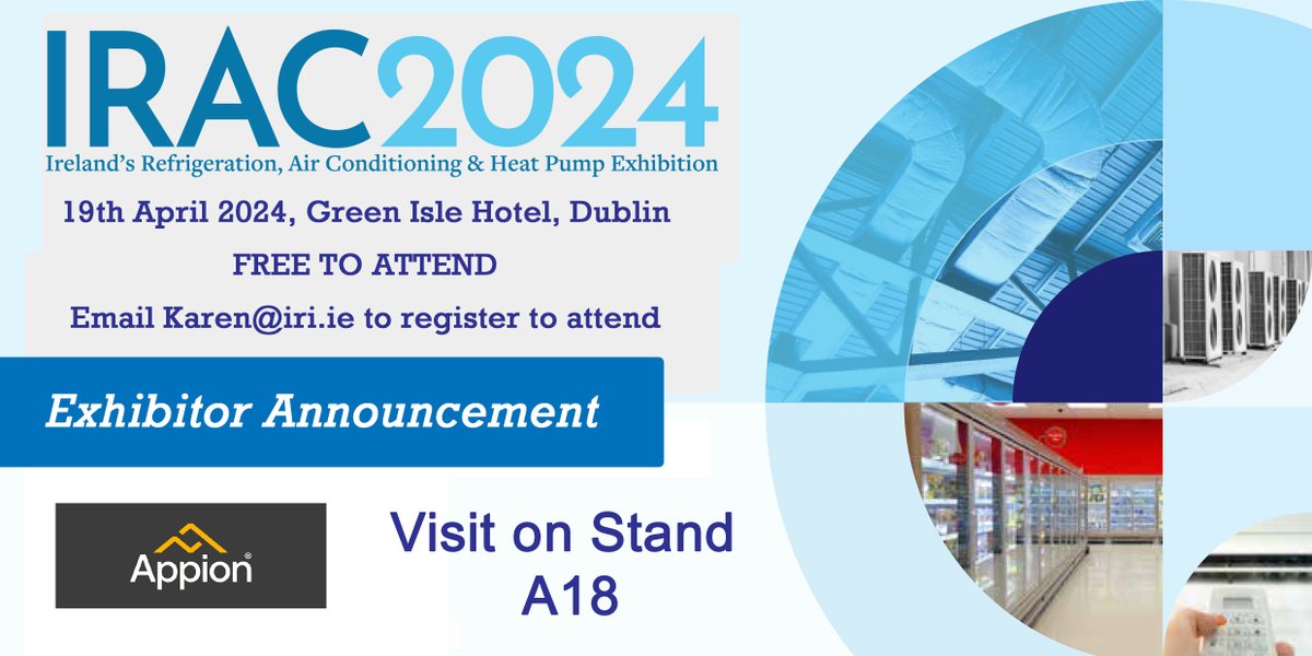 IRAC 2024, IRAC 2024, Ireland's Refrigeration, Air tweet media