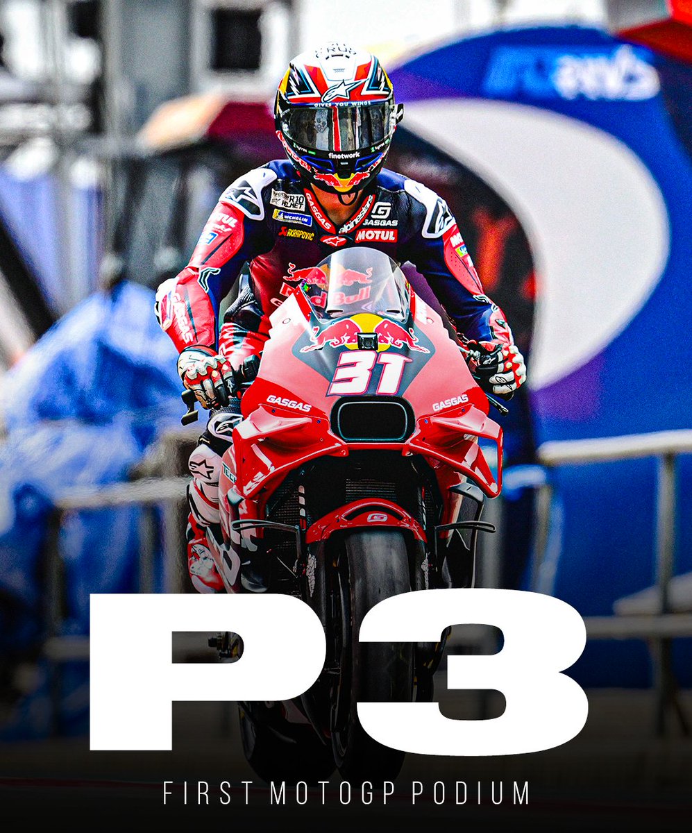 A first MotoGP podium for THE ROOKIE! Pedro Acosta takes P3 in just his 2nd Grand Prix 🥉🦈

#MotoGP #PortugueseGP
