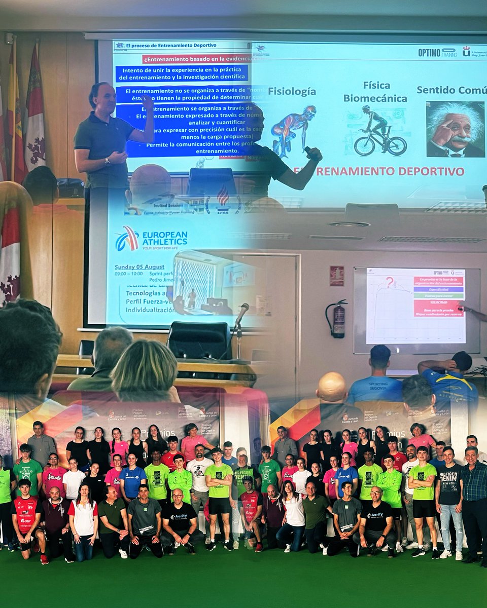 TrainerBertone's tweet photo. Club de Entrenadores @fetacyl 
Tiempo para la Velocidad y las Vallas en #CastillayLeón 

En el centro del encuentro los Entrenadores/as de la Comunidad, con Pedro Jiménez como invitado

Mañana seguimos con la Concentración para Atletas U18

🏃🏻‍♀️🏃🏽‍♂️…
Nos mueve el seguir mejorando 🤙🏾 https://t.co/XmLoKj2PzK
