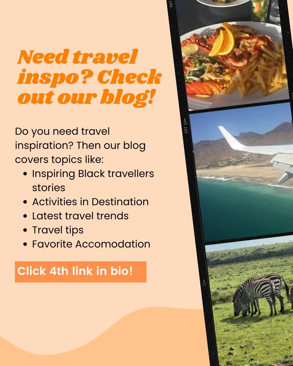 Looking for more travel inspiration? We got you! 👇🏾 We cover the following topics: Inspiring travellers stories Travel Trends Things to do Finding Cheap Flights Tips Working remotely locations Visit our blog:melanintravelsmagic.com/blog #blog #traveltips #traveltrends