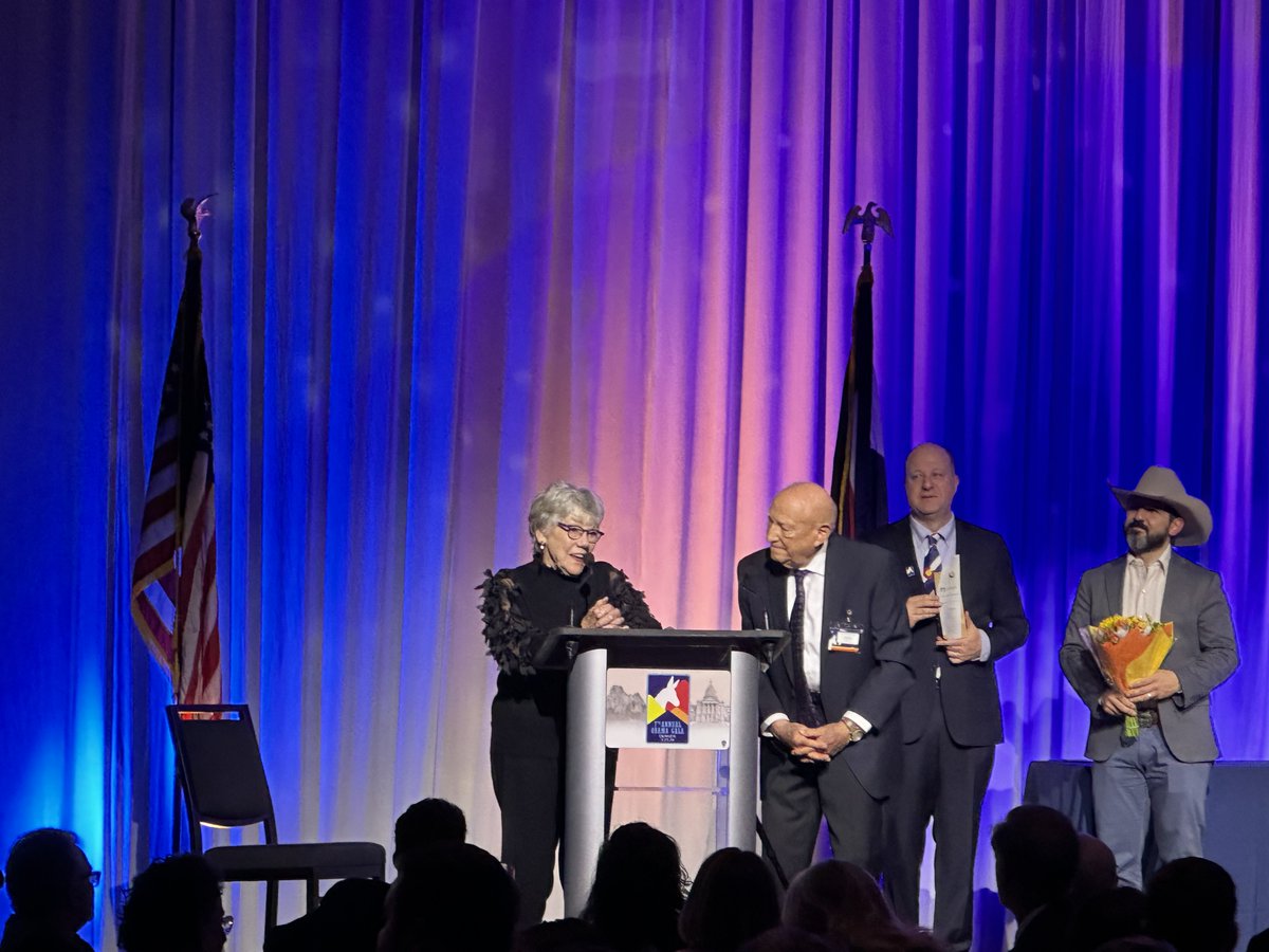 Congratulations to Josie and Rollie Heath on the Lifetime Achievement Award! This amazing couple has done so much for #boulder and the State of #Colorado A wonderful honor and standing ovation for them at the @coloradodems Gala in Denver last night.