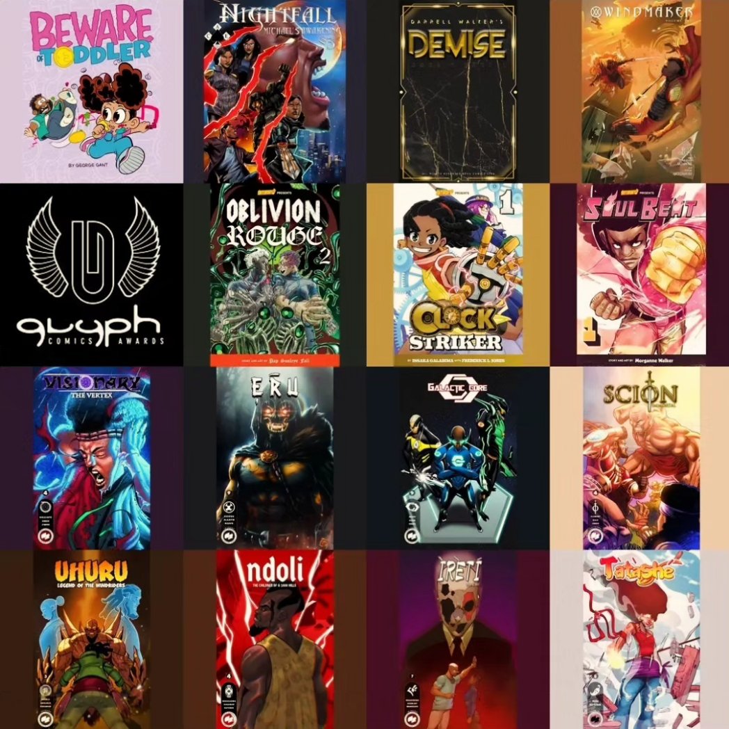 anicomentllc's tweet photo. We are honored to be nominated for 2 Glyph Awards this year for  Nightfall: Michael's Awakening 3

Rising Star Award 
Fan Award For Best Work 

The Fan Award is the one you can help us win by heading to https://t.co/U0fvGQCXA0

#comics #indiecomics #blackcomicbookcreator https://t.co/pE7E2VOVJs