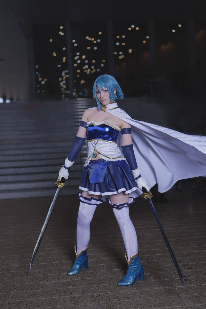 ありがとうございました！
まどマギの美樹さやかで両日参加させていただきました！
全身生地に拘って作り直した！楽しかった！とても素晴らしい経験をさせていただきました！コスプレ楽しい！
#姫CON2024