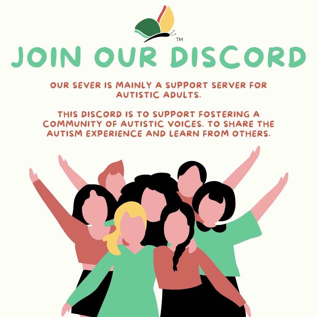 ourtism's tweet photo. You can join our discord by hitting the link in our linktree! Some of our members include Lillian Carrier, Drea from Everythings Gonna Be Okay!
#Ourtism #Autism #ActuallyAutistic #Support #Discord #Aspergers https://t.co/xf1B8ExQWp