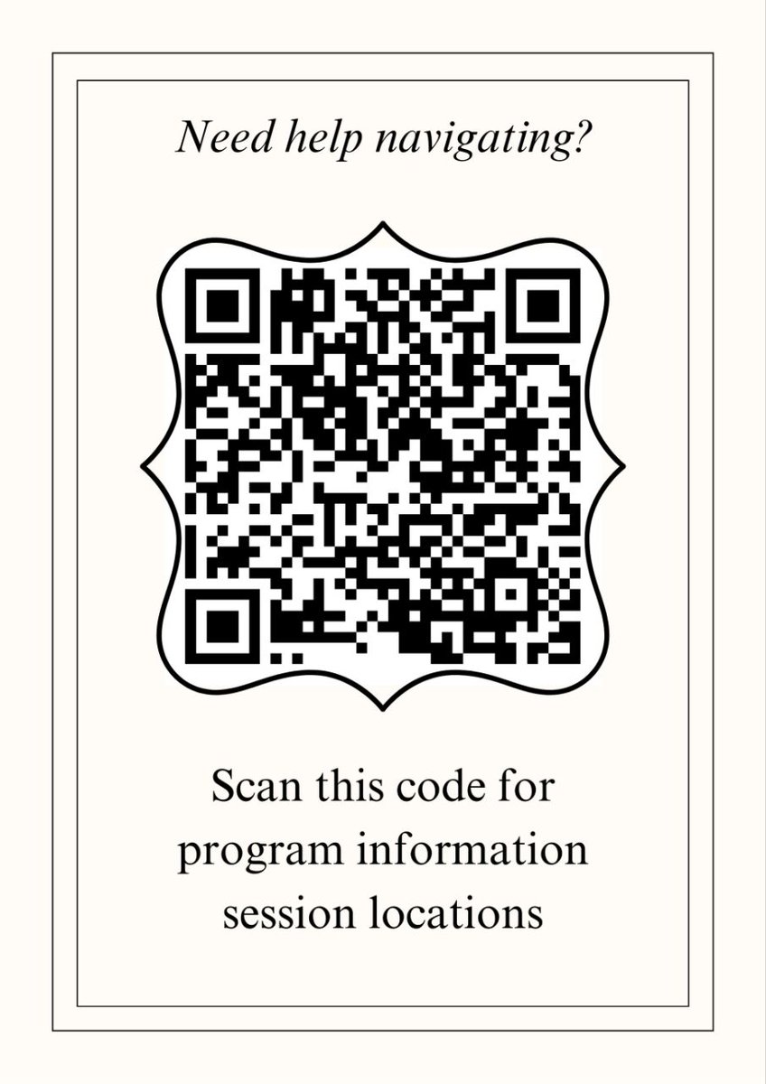 If you are on campus looking for the right pathway, scan this QR code for detailed locations for the sessions. 
#SheridanPopUp #SheridanOpenHouse2024