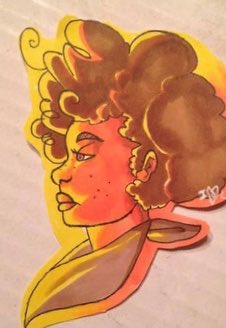 「afro brown hair」 illustration images(Latest)