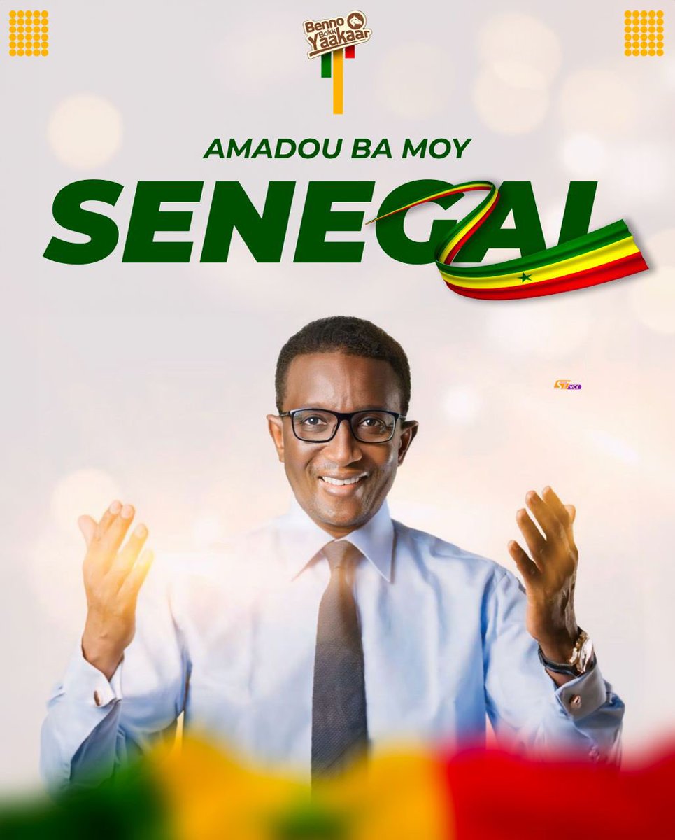 Amadou BA, le 5eme Président du Sénégal 🇸🇳🗳️✅

#Senegal #SenegalVote #SunuElection2024 #ABMoyNiveauBi #AmadouBa