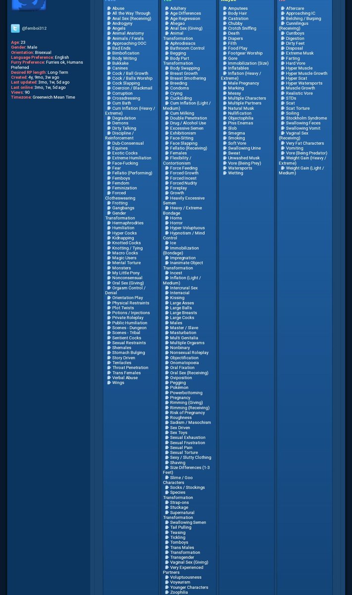 @/Femboi312 likes zoophile shit. Block them, immediately!