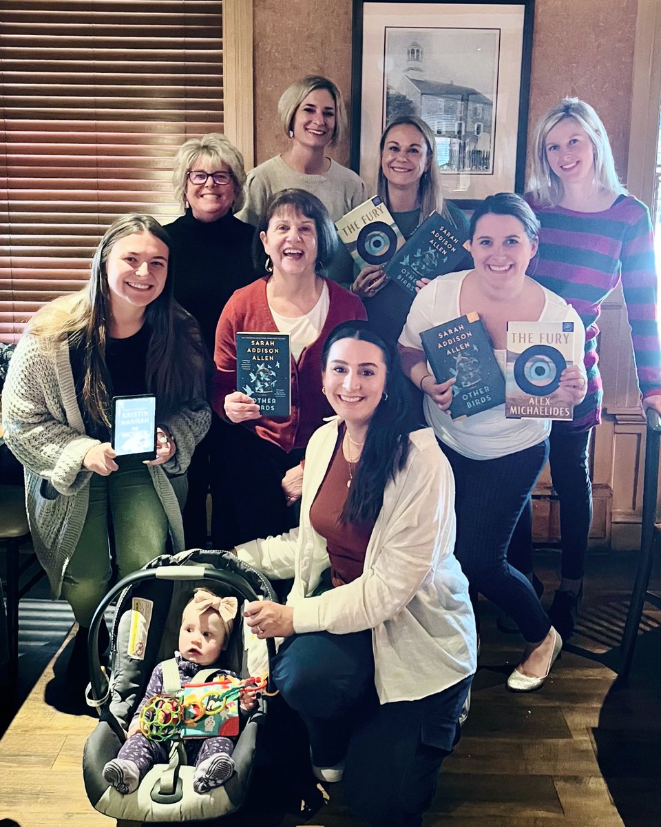 Book Club! We read The Fury <a href="/AlexMichaelides/">Alex Michaelides</a> and Other Birds <a href="/SarahAddisonAll/">Sarah Addison Allen</a> 🐦 Our bonus read was The Women @kristinhannahauthor
 Incredible!
