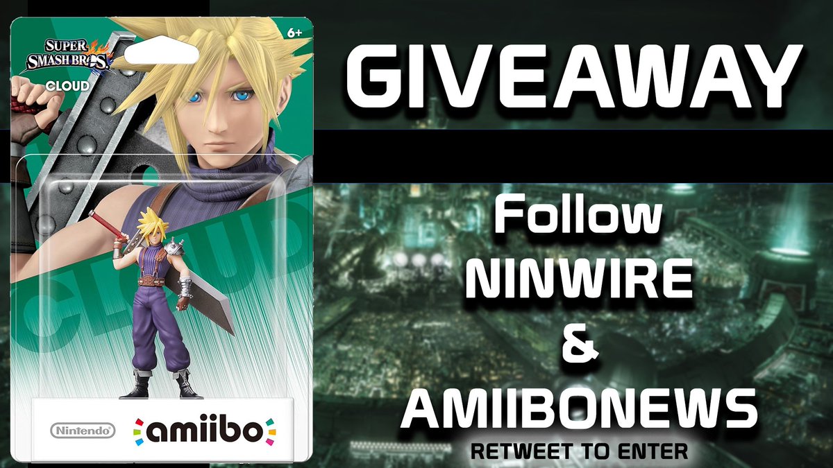 To celebrate my all-time favorite character getting an amiibo restock, let's give one away! Win a Cloud amiibo from Amiibo News & @NinWire! Follow both & retweet to enter. Ends 3/27! You can pre-order Cloud at Best Buy now! (#affiliate #BestBuyPartner) howl.me/clTRR7XBpWH