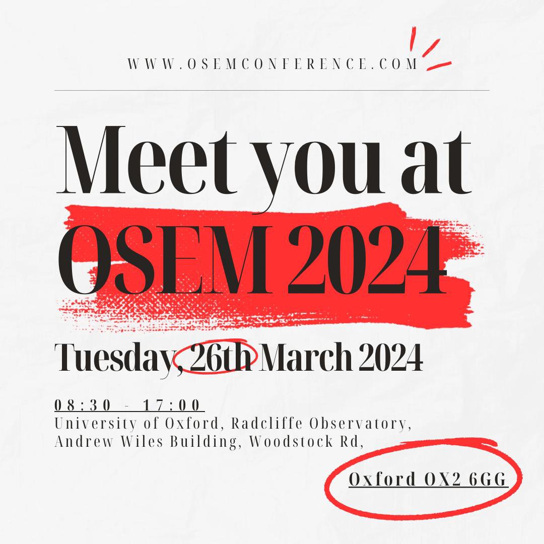 🚨 Get ready for the most electrifying #EmergencyMedicine conference of 2024! Join us at #OSEM2024 on March 26th for cutting-edge insights, expert panels, and game-changing innovations in saving lives! Don't miss out on this dynamic event shaping the future of emergency care!🏥💉