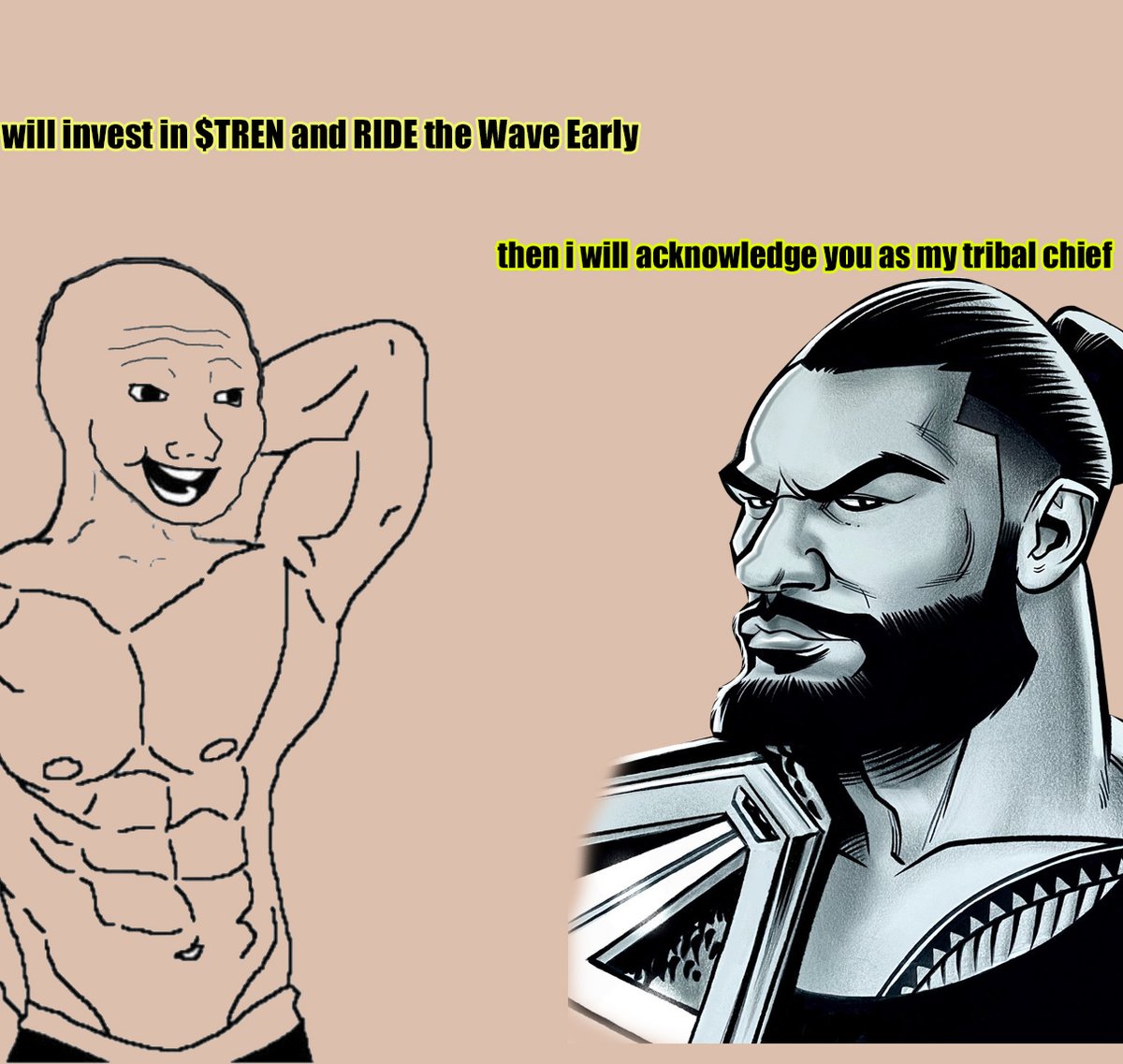 even <a href="/WWERomanReigns/">Roman Reigns</a> will acknowledge you for being early on $TREN 

$INJ Meme SZN is just warming up don't fade this one

join our TG For allocated airdrop for early members