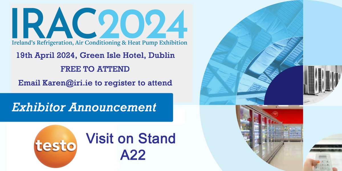 IRAC 2024, IRAC 2024, Ireland's Refrigeration, Air tweet media