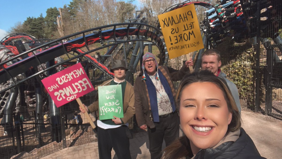 Cait_lynB's tweet photo. #seekthetruth we’re having a great day at Alton Towers today! https://t.co/8y6RO6Ghdd