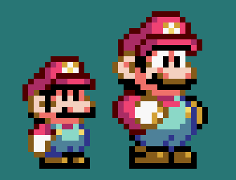 Some of my friends were making their own SMW Mario resprites a few days ago, wanted to do one too