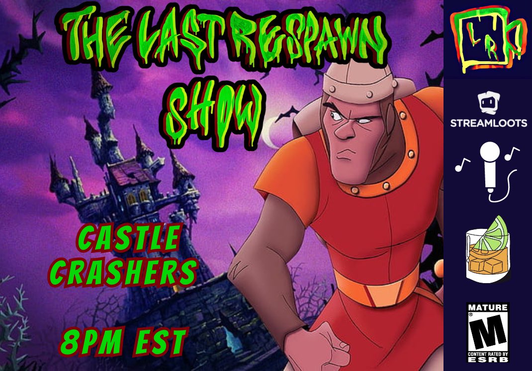 Tune in tonight to the LastRespawn Show as Dandalf your drunk gaming wizard plays some retro videogames set in castles…maybe we will run into Nic Cage? 😂🥃

twitch.tv/thelastrespawn…

@Retweelgend @DoctorBear_ @StreamerHype #RETROGAMING #twitchstreamer #castles