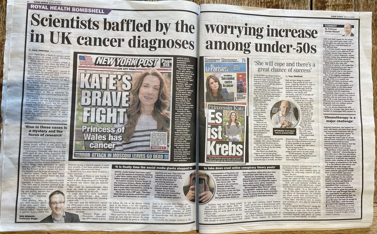 🚨 Experts baffled by worrying rise in cancer cases in under 50’s ‘Cannot be explained by diet or genetics’