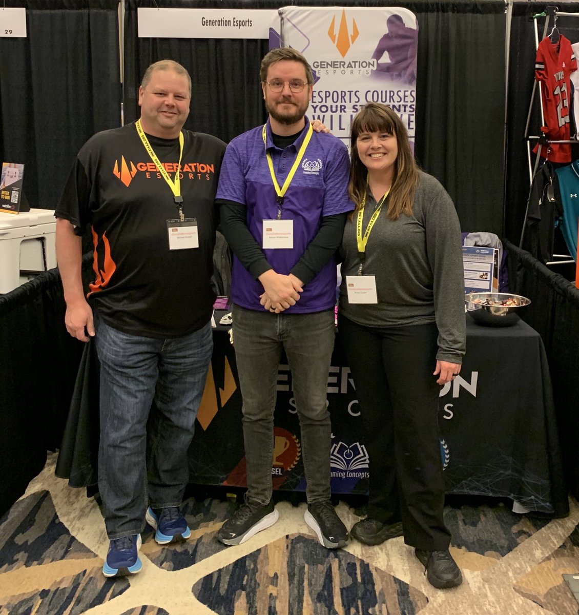 Come and see us in Booth 28 at the <a href="/KIAAAks/">KIAAA</a> Conference in Manhattan! We are excited to talk about the direction of #esports and <a href="/KSHSAA/">KSHSAA</a>. <a href="/Russtheteach/">Michael Russell</a> <a href="/JoinGenEsports/">Generation Esports</a> <a href="/HSELesports/">High School Esports League</a> <a href="/GamingConceptsU/">Gaming Concepts</a>