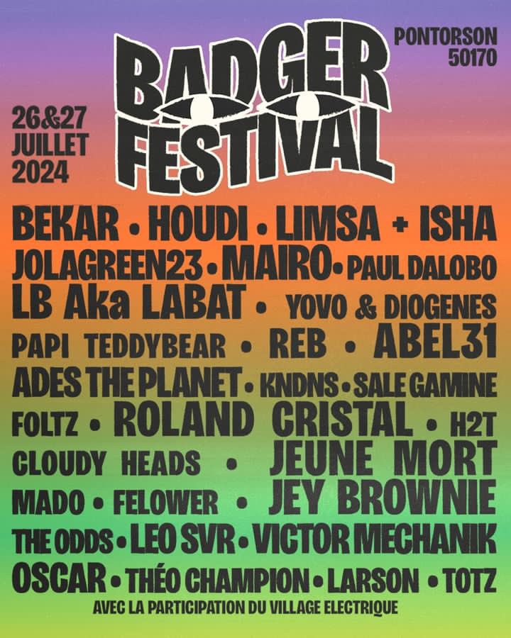 PapiTeddyBear_'s tweet photo. Rdv le 27 juillet au Badger Festival avec @Pense_music les dawgz ‼️‼️ https://t.co/bOLFbd8pMy