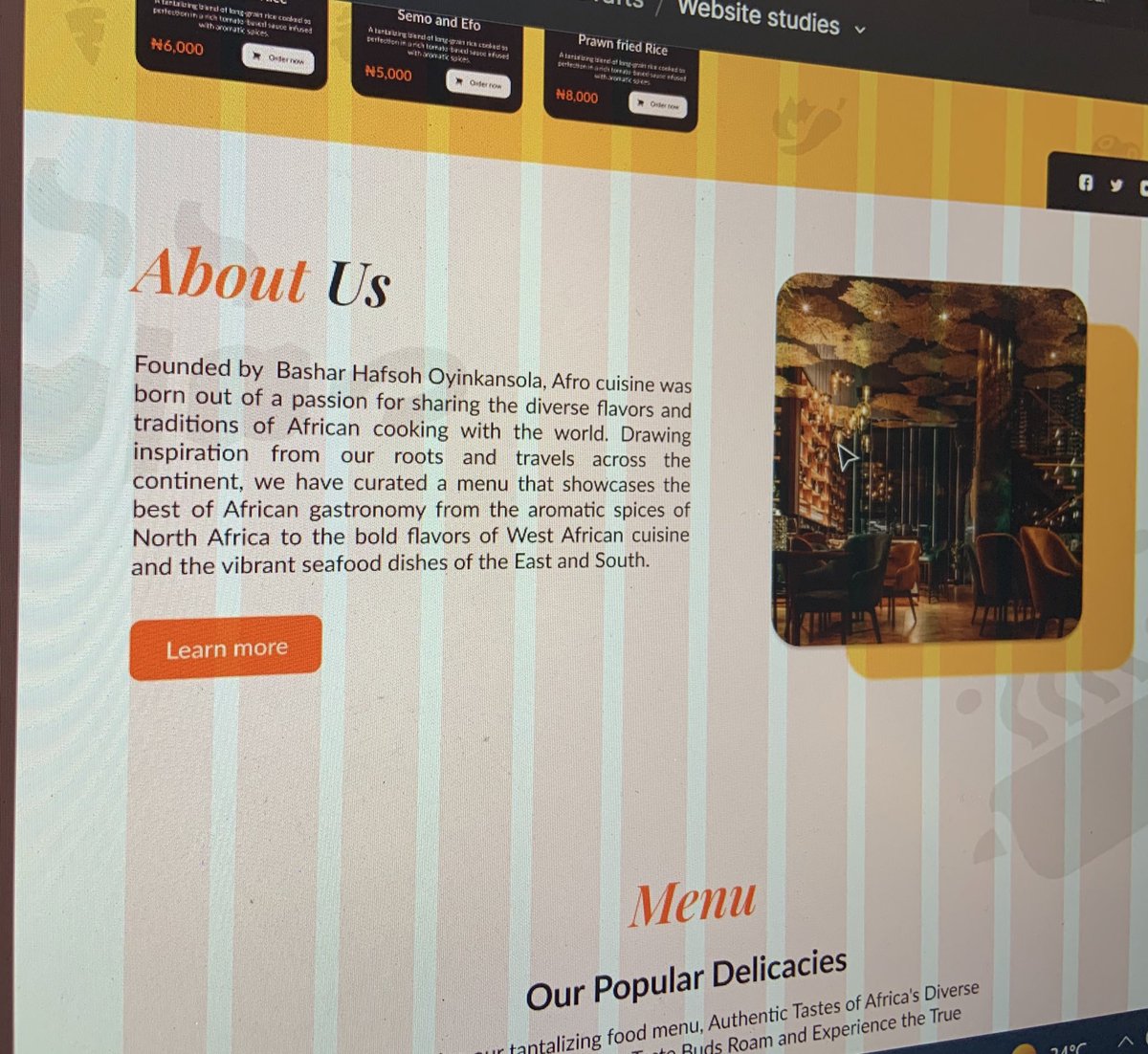I couldn’t help but complete the website landing page 

#landingpage #uiux #uiuxdesign #uidesign #website #buildinginpublic