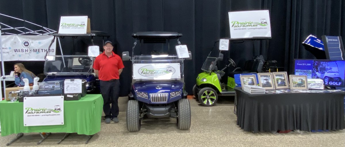 prairie_golf's tweet photo. Final day at World of Wheels, RBC Convention Centre, Wpg! Swing by Booth 89 for $500 off Evolution Electric carts! Don't miss out! #GolfEvolution 🏌️♂️⚡️ https://t.co/7VUx0RbNDb