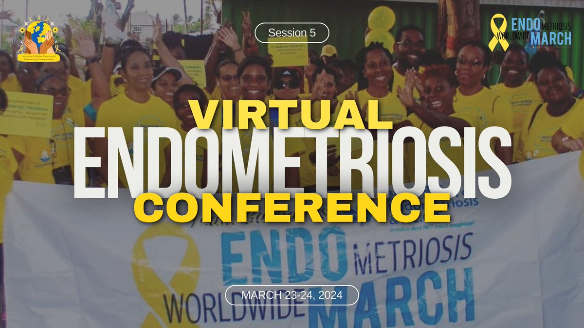 Join us LIVE NOW on YouTube for Session 5 of the Virtual Endometriosis Conference! 🔗 youtube.com/live/gGo7pNQ7P… Forward we go! 🎗️ #EndoMarch2024 #VirtualEndometriosisConference