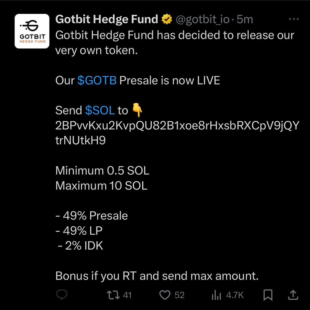 AlphaOnSol's tweet photo. @efessol @gotbit_io @pundusol @zachxbt They are greedy swindler fund companies. Don't fantasize that they will help either side.

https://t.co/cMhh1wnfMw https://t.co/jWlEUeouBx