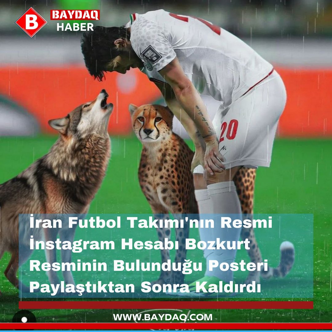 ♦️ Dün İran milli futbol takımının resmi Instagram sayfasında, bu takımının #Türk oyuncusu Serdar Azmun hakkında bir paylaşım yayınlandı. Bu paylaşımda Serdar Azmun, İran milli takımının sembolü olan #Turan Çitası ve #Bozkurt ile tasvir edildi.  Kurt Serdar'ın oynadığı ...

1/3