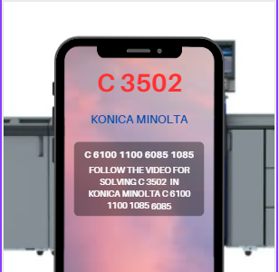 tdvasu62's tweet photo. How to Solve C 3502 Error in #konicaminolta  Minolta C 6100 1100 #smartp... https://t.co/MZuwEnggZV via @YouTube https://t.co/L12VygEVjC