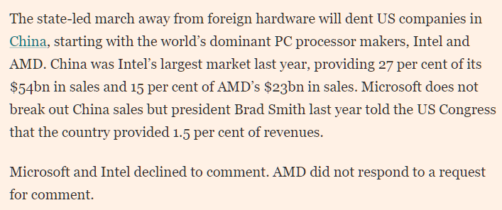 What's the Chinese domestic alternative to $INTC and $AMD, and are they any good?