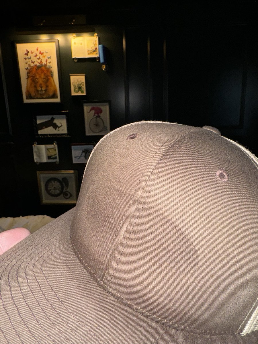 You know it’s gonna be a shitty day when the patch falls off your favorite <a href="/TheFast49/">Jonathan Davenport</a> hat. 😭😭😭